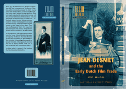 Jean Desmet and the Early Dutch Film Trade