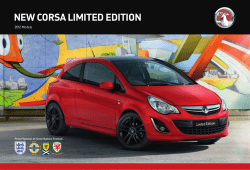 new corsa limited edition