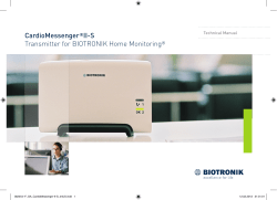 CardioMessenger®II-S Transmitter for BIOTRONIK Home Monitoring®