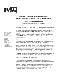 Class of `27 - Press Release