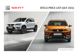 ateca price list july 2016