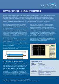 Sniffit Hydrocarbon Detection factsheet