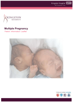 Multiple Pregnancy - Kingston Maternity