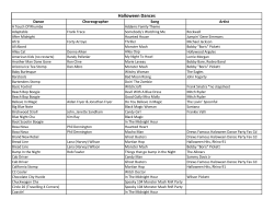 Halloween Dances - World Line Dance Newsletter