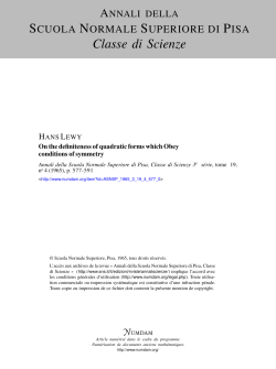 On the definiteness of quadratic forms which Obey