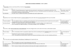 ERROR ANALYSIS EXERCISES GRAMMAR 3 &ndash; KEY P. 8, PART B