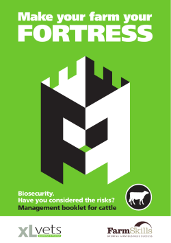 Cattle biosecurity booklet