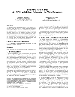 An RPKI Validation Extension for Web Browsers