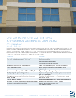 Series 6555 Thermal &bull; Series 6620 Fixed Thermal 3 7&frasl;8