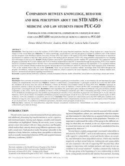 STD/AIDS IN PUC-GO