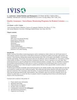 Quality Assurance / Surveillance Monitoring Programs for