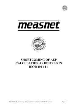 shortcoming of aep calculation as defined in iec61400-12-1