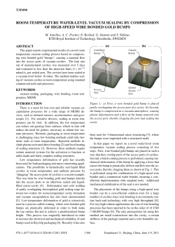 room-temperature wafer-level vacuum sealing by
