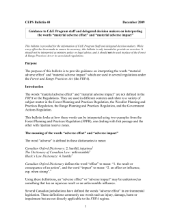 material adverse effect