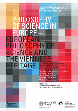 philosophy european of science in europe