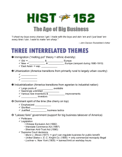 The Age of Big Business - apush-xl