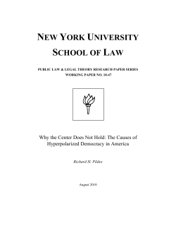 This article - Center for Competitive Politics