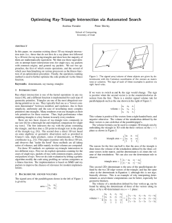 Optimizing Ray-Triangle Intersection via Automated Search