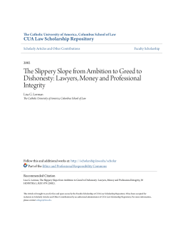 - CUA Law Scholarship Repository
