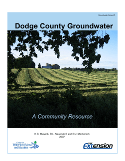 Dodge County Groundwater