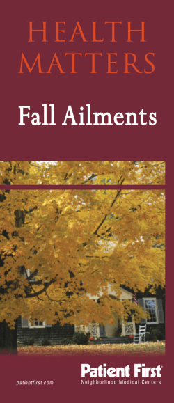 Colds - Patient First