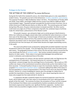 The Setting of the Conflict - Linn