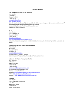 1st Quarter New Members - Oswego Chamber of Commerce