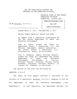 not for publication without the approval of the appellate division