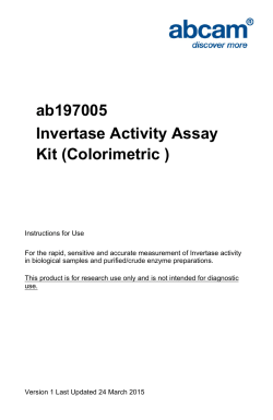 ab197005 Invertase Activity Assay Kit (Colorimetric )