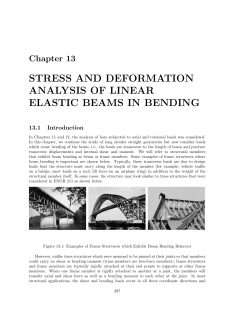 stress and deformation analysis of linear elastic beams in bending