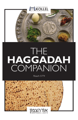 haggadah - Minneapolis Community Kollel