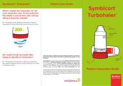 Symbicort&reg; Turbohaler