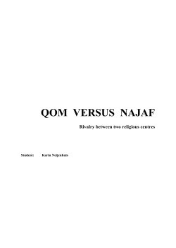 QOM VERSUS NAJAF