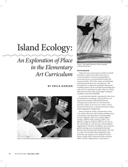 Island Ecology - Maryland Institute College of Art