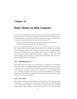 Dark Matter in Disk Galaxies