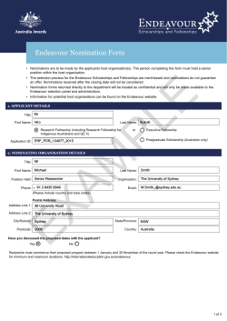 r Referee Report Endeavour Nomination Form