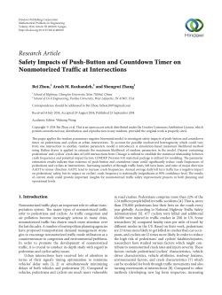 Safety Impacts of Push-Button and Countdown Timer on