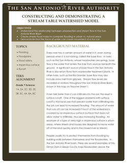 Constructing and Demonstrating a Stream Table Watershed Model