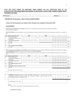 A4 - Calculation Sheet