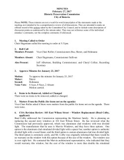 Minutes - City of Batavia