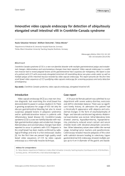 Innovative video capsule endoscopy for