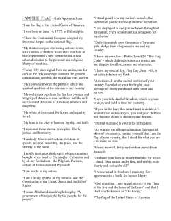 I AM THE FLAG - Flag Art Prints