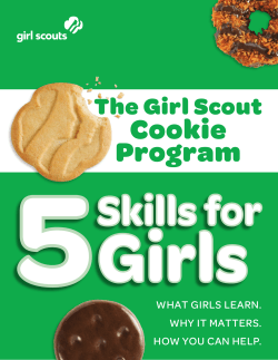 The Girl Scout Cookie Program - 5 Skills for Girls