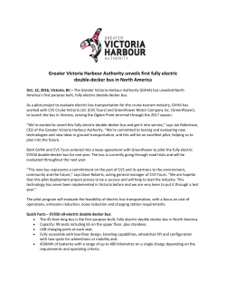 GVHA Unveils First Fully Electric Double-Decker Bus