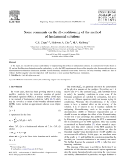 Some comments on the ill-conditioning of the method of
