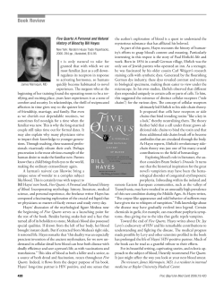 Review of Five Quarts: A Personal and Natural History of Blood