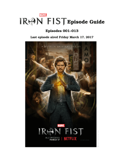 Episode Guide