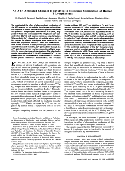 An ATP-Activated Channel Is Involved in Mitogenic