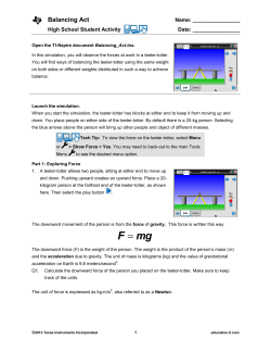 Student Activity PDF - TI Education