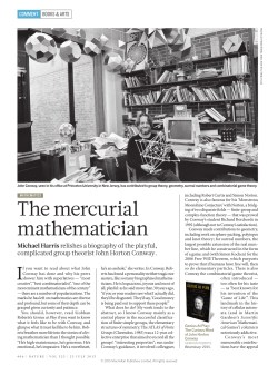 The mercurial mathematician